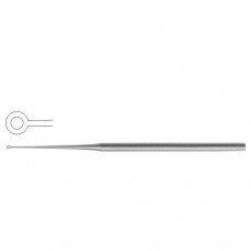 Buck Ear Curette Fig. 3 - Straight - Blunt Stainless Steel, 17 cm - 6 3/4" 